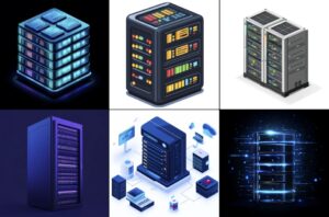 Server performance illustration, not a benchmark
